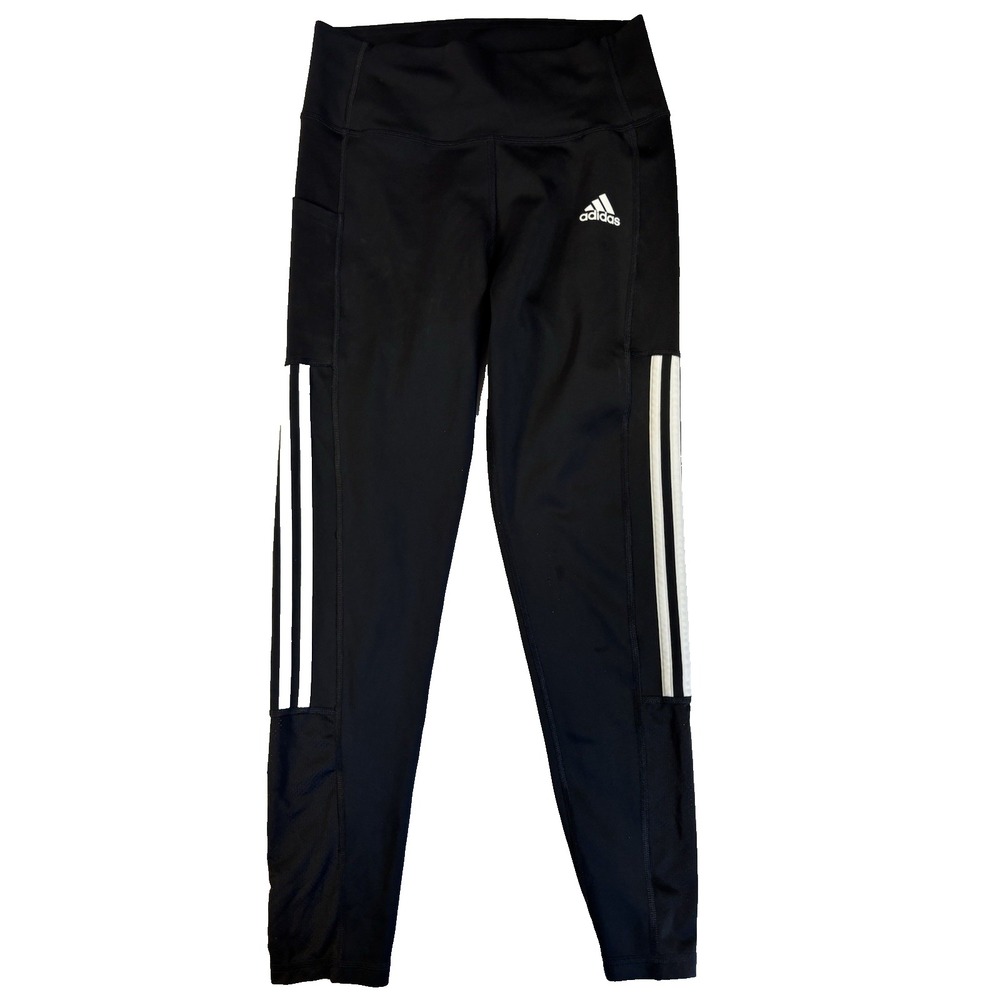 Adidas Women's Med Black Aeroready Workout Athletic Performance Leggings Active